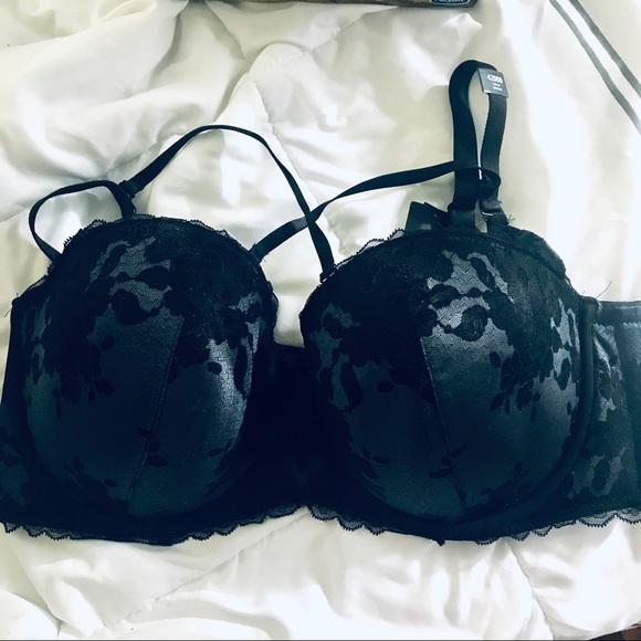 SOLD. TORRID Strappy Push Up Bra 42DDD NWT blue - Picture 6 of 8